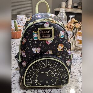 Hello Kitty ✨ glow in the dark ✨ astrology loungefly mini backpack